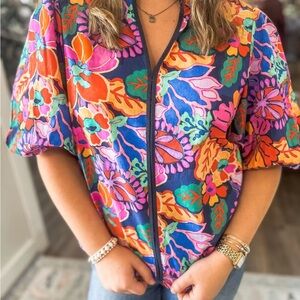 THML rebranded by The Pants Store Colorful Floral Blouse